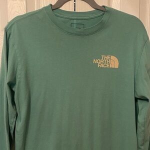 The North Face Men's Teal Long Sleeve Tee